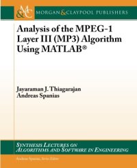 cover of the book Analysis of the MPEG-1Layer III (MP3) Algorithm Using MATLAB