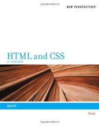 cover of the book New Perspectives on HTML and CSS , 6th Edition, Brief  