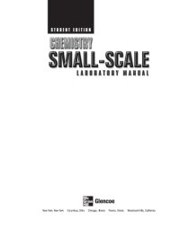 cover of the book CHEMISTRY SMALL-SCALE LABORATORY MANUAL  