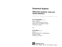 cover of the book Dynamical Systems:Differential Equations, Maps and Chaotic Behavior