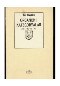 cover of the book Organon I, Kategoryalar  