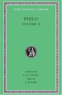 cover of the book Philo, Volume X: On the Embassy to Gaius. General Indexes