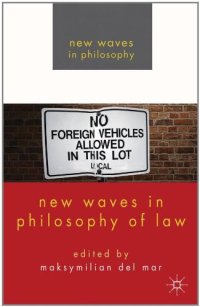 cover of the book New Waves in Philosophy of Law  