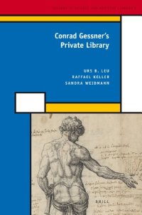 cover of the book Conrad Gessner’s Private Library  