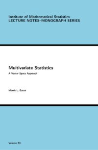 cover of the book Multivariate Statistics: A Vector Space Approach  