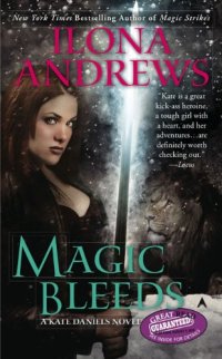 cover of the book Magic Bleeds (Kate Daniels, Book 4)  