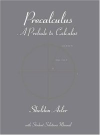 cover of the book Precalculus: A Prelude to Calculus  