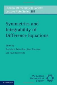 cover of the book Symmetries and Integrability of Difference Equations