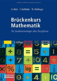 cover of the book Brückenkurs Mathematik für Studieneinsteiger aller Disziplinen, 3. Auflage  