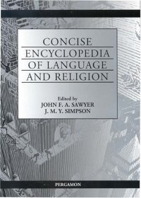 cover of the book Concise Encyclopedia of Language and Religion  