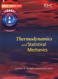 cover of the book Thermodynamics and statistical mechanics