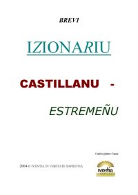 cover of the book Izionariu castillanu - estremeñu  