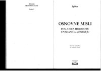 cover of the book Osnovne misli  