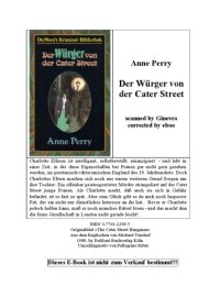 cover of the book Der Würger von der Cater Street  