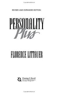 cover of the book Personality Plus: How to Understand Others by Understanding Yourself  