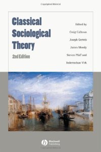 cover of the book Classical sociological theory  