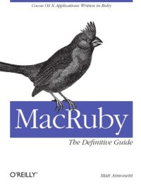 cover of the book MacRuby: The Definitive Guide: Ruby and Cocoa on OS X  