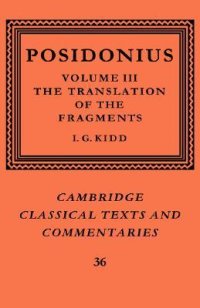 cover of the book Posidonius Volume 3: The Translation of the Fragments