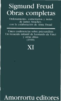 cover of the book Obras Completas - Tomo XI Cinco Conferencias Sobre Psicoanalisis  