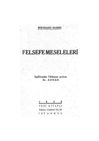 cover of the book Felsefe Meseleleri  