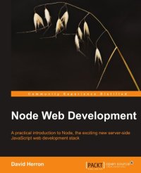 cover of the book Node Web Development  