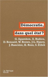 cover of the book Démocratie, dans quel état ?  