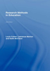 cover of the book Research Methods in Education - 6e  