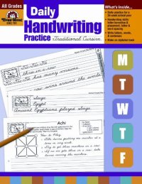 cover of the book Daily Handwriting Practice, Traditional Cursive  