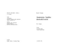 cover of the book Anatomija ljudske destruktivnosti, Vol. I  