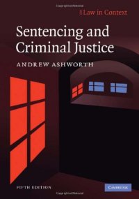 cover of the book Sentencing and Criminal Justice (Law in Context)  