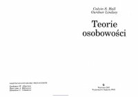 cover of the book Teorie osobowości  