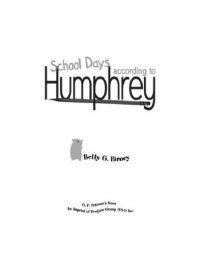 cover of the book School Days According to Humphrey  