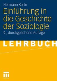 cover of the book Einführung in die Geschichte der Soziologie  