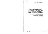 cover of the book Psihoterapie experienţială  