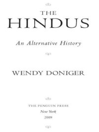 cover of the book The Hindus: An Alternative History  