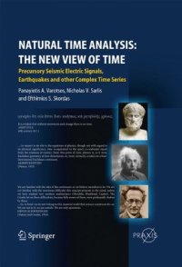 cover of the book Natural Time Analysis: The New View of Time: Precursory Seismic Electric Signals, Earthquakes and other Complex Time Series