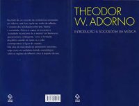 cover of the book Introdução à Sociologia da Música  