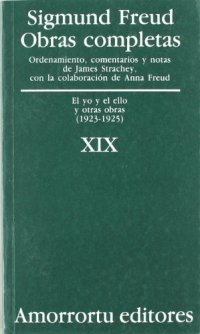 cover of the book Obras Completas - Tomo XIX El Yo y El Ello y Otras Obras  