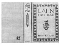 cover of the book Latin-first year (The climax series)  