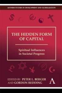 cover of the book The Hidden Form of Capital: Spiritual Influences in Societal Progress  