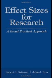 cover of the book Effect Sizes for Research: A Broad Practical Approach  