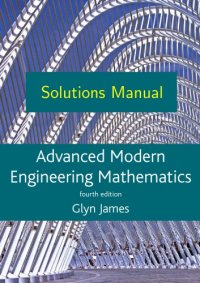 cover of the book Solutions Manual to Advanced Modern Engineering Mathematics, 4th Edition  