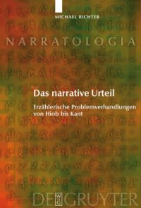 cover of the book Das narrative Urteil: Erzählerische Problemverhandlungen von Hiob bis Kant (Narratologia)  