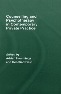 cover of the book Counselling and Psychotherapy in Contemporary Private Practice  