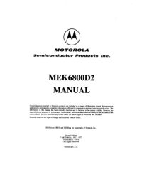 cover of the book MEK 6800D2 Manual  