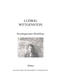 cover of the book Investigaciones Filosóficas  