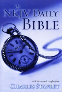 cover of the book The NKJV Daily Bible: Devotional Insights from Charles F. Stanley  