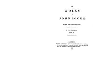 cover of the book The works of John Locke 2  