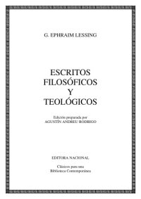 cover of the book Escritos Filosóficos y Teológicos  