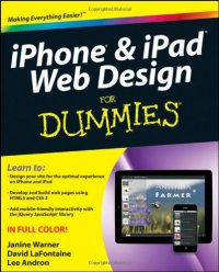 cover of the book IPhone and IPad Web Design For Dummies  